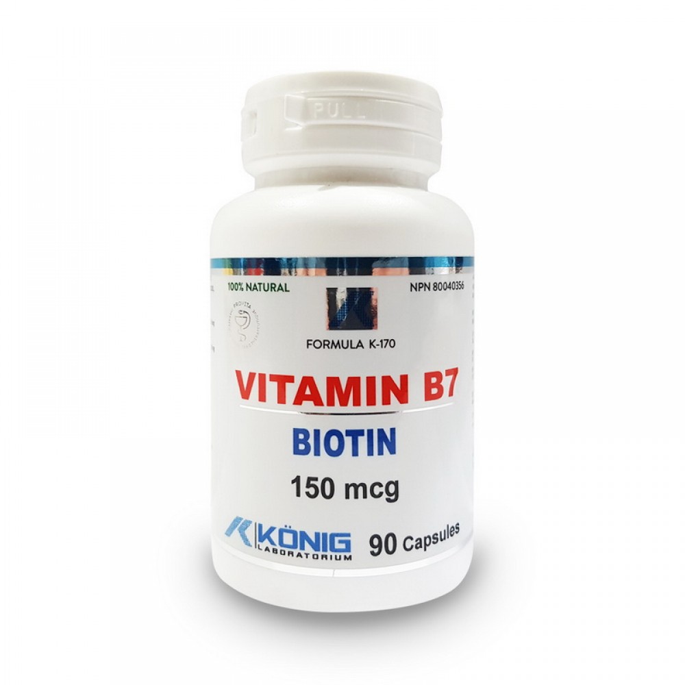 Vitamina B7 biotina (Vitamina H) mcg - Konig Nutrition | Eherbal